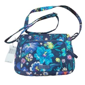 Vera Bradley Blue Floral Crossbody Bag
